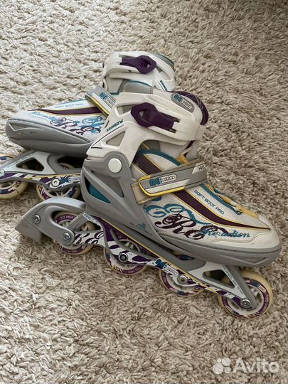 Ролики детские reaction rainbow