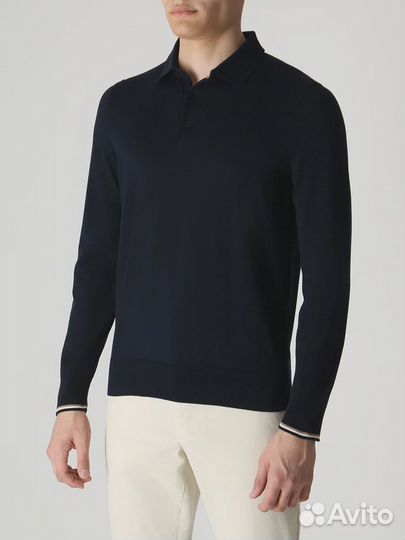 Поло хлопковое boss