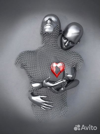 Картина «Серебряный плен» 50х70см