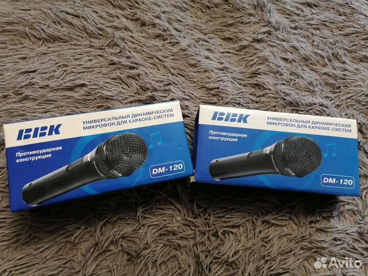Микрофон для караоке проводной BBK