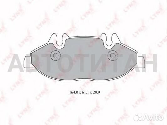 Колодки тормозные дисковые mercedes Viano/Vito 2.2