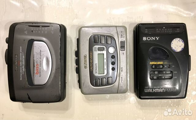 Кассетные плееры Sony, aiwa, Thomson