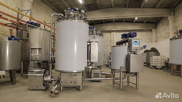 Линия для производства кремов, лосьонов, бальзамов