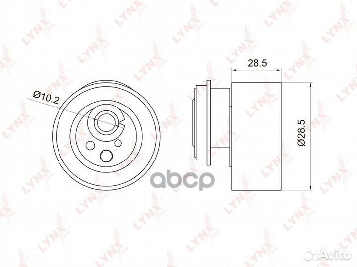 Ролик натяжной грм lynxauto PB-1045 PB-1045 LYN