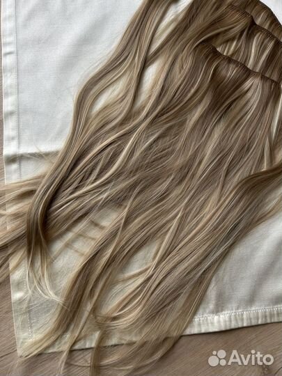 Искусственные волосы на заколках