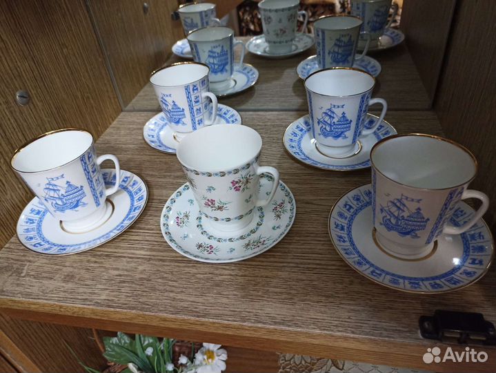 Сервизы чайный и кофейный новые СССР