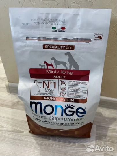 Корм для собак monge