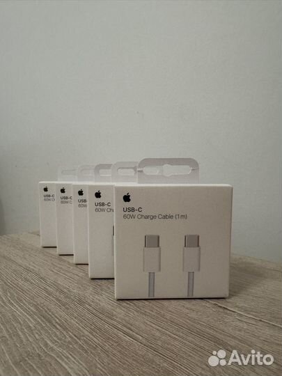 Кабель Apple USB-C 60w 1 метр для iPhone/iPad