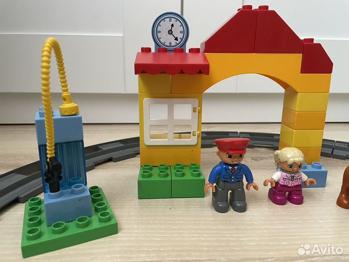 Лего Дупло мой первый поезд + доп. элементы