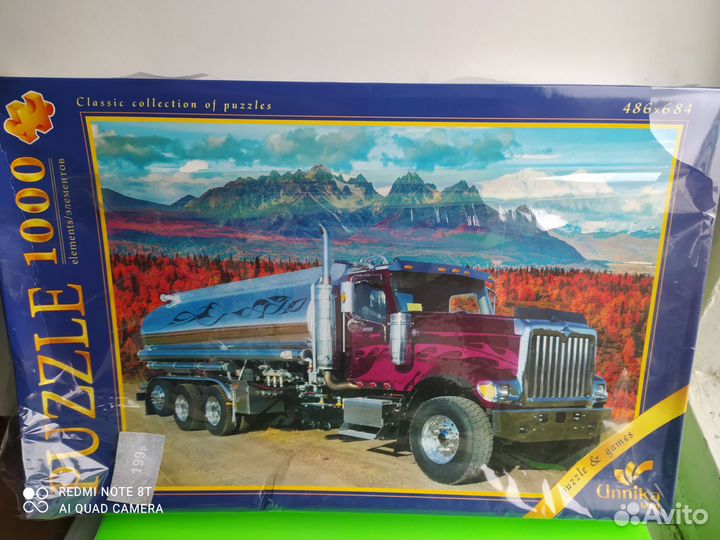 Пазлы Грузовик 1000.шт.новые