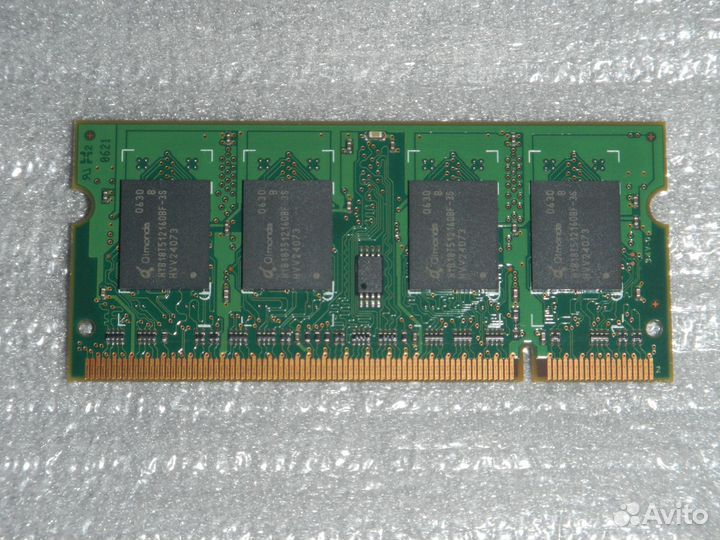 Модуль памяти SO-dimm DDR2 667 мгц 512 мб Qimonda
