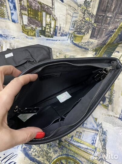 Мужской кожаный клатч