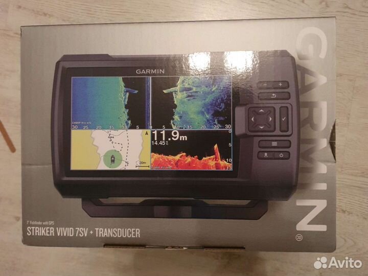 Эхолот Garmin Striker vivid 7sv + transducer