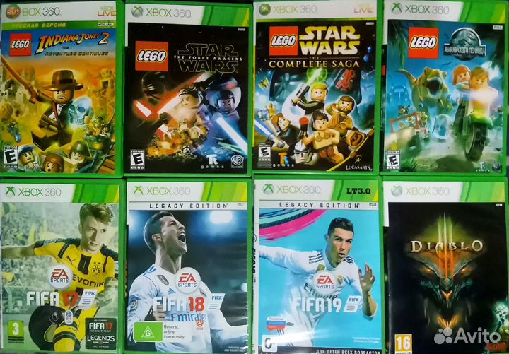 Xbox 360 диски игры