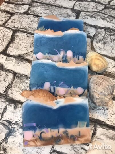 Мыло с жемчужной пудрой 