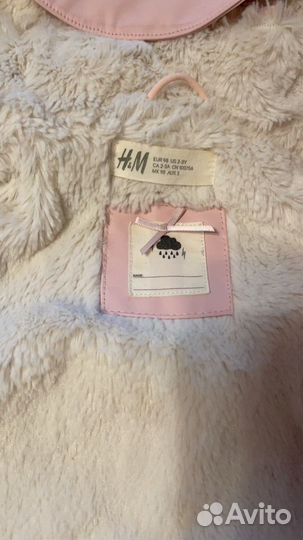 Утеплённая куртка-дождевик