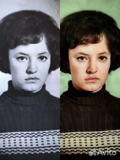 Обработка/реставрация фотографий и их колоризация