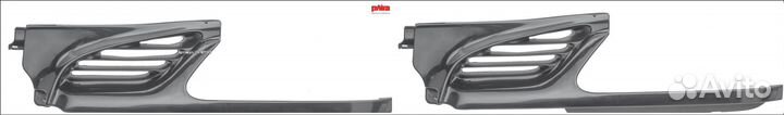 Решетка радиатора левая рено Megane 1 поколение