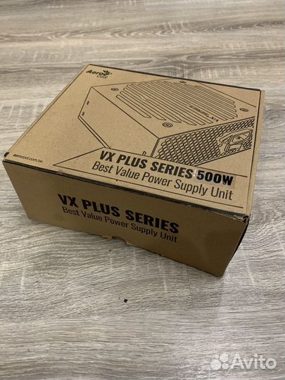 Блок питания aerocool vx plus 500w