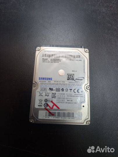 Жесткий Samsung HN-M250MBB бу