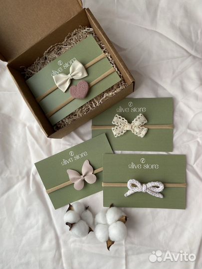 Набор детских повязок для волос