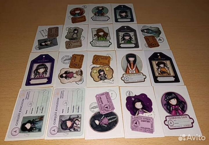 Наклейки Gorjuss 3 Santoro Panini