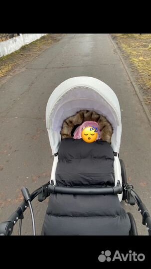 Зимний конверт в коляску