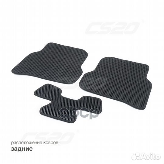 Коврики салона VW Polo V sd 2010 г.в. материал