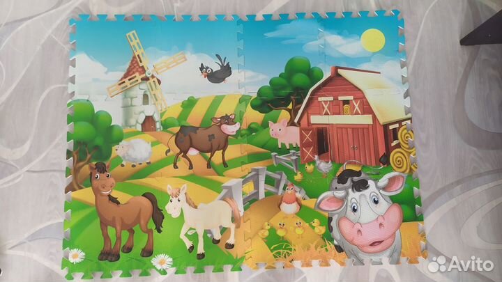 Детские коврики пазлы