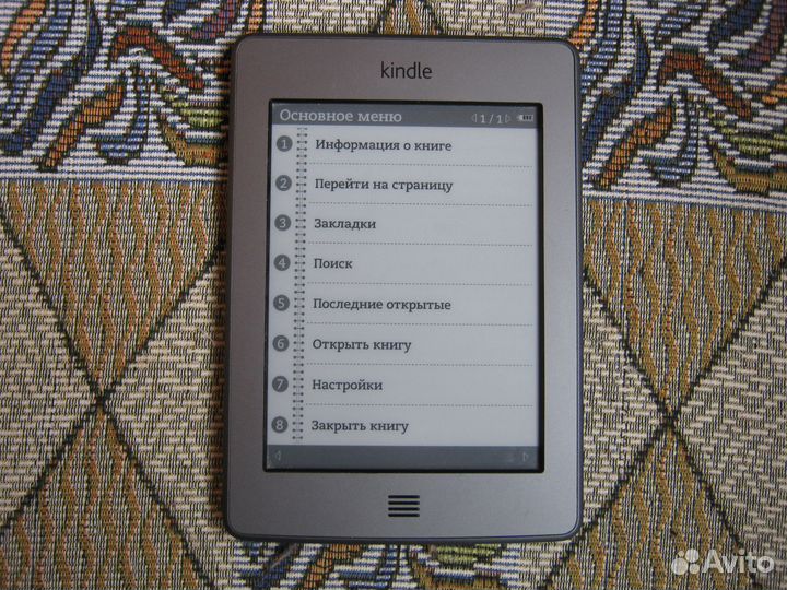 Электронная книга Kindle touch 4