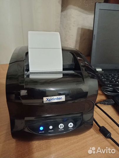 Термопринтер Xprinter XP-365b б/у для этикеток