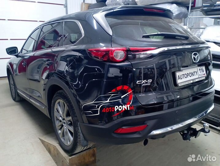 Фаркоп Mazda CX9 легкосъемный квадрат