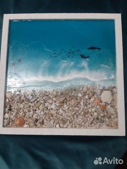 Интерьерная картина из эпоксидной смолы