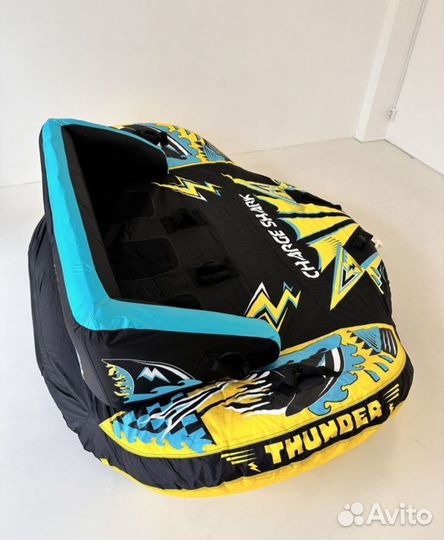 Баллон буксируемый трёхместный водная плюшка Shark