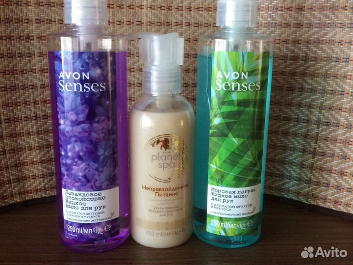Жидкое мыло и маски для лица Avon