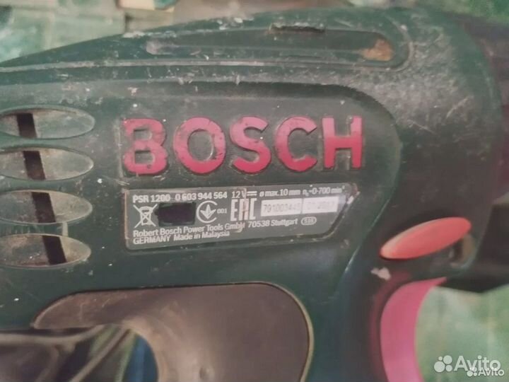 Дрель-шуруповерт bosch PSR 1200 12В