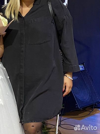 Джинсовое платье