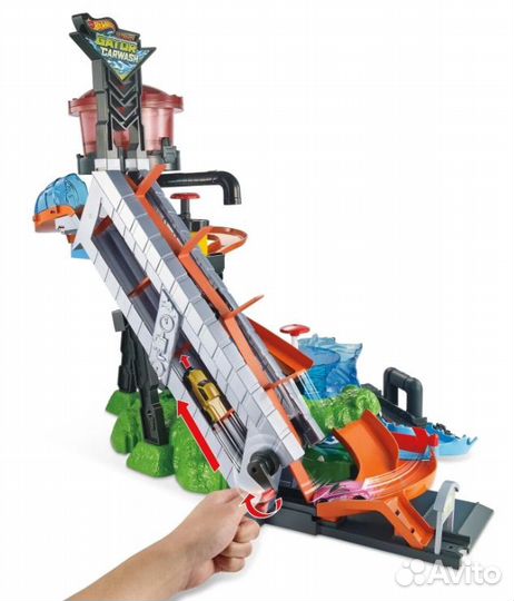 Hot Wheels трек автомойка