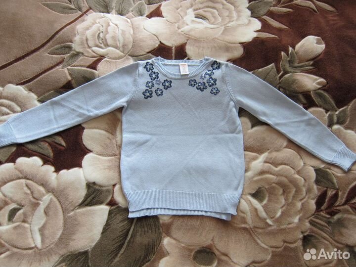 Свитеры, кофточки, юбка на 7-8 лет