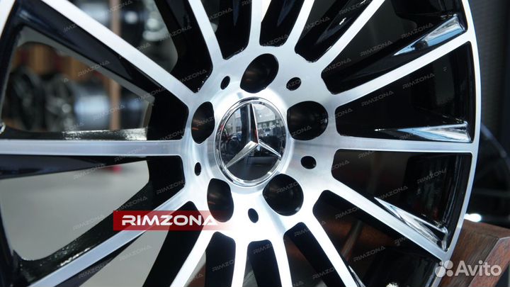 Литые диски R19 на Mercedes C-Class. Эфф1