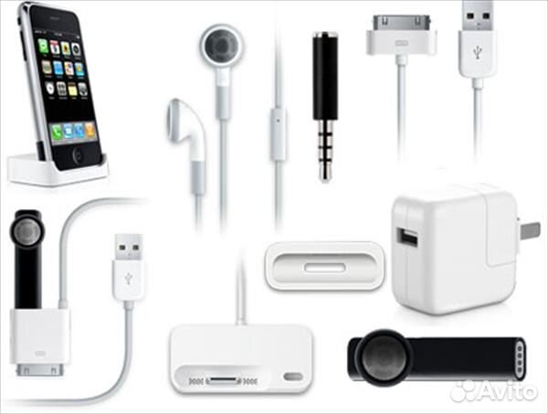 Чехлы, пленки стекла шнуры для iPhone iPad Android