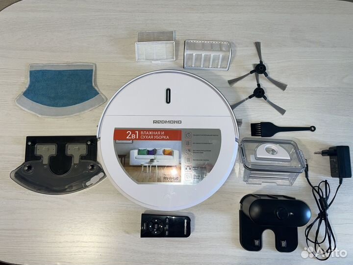 Робот пылесос redmond rv r450