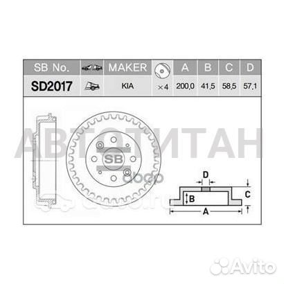 Торм. барабан зад
