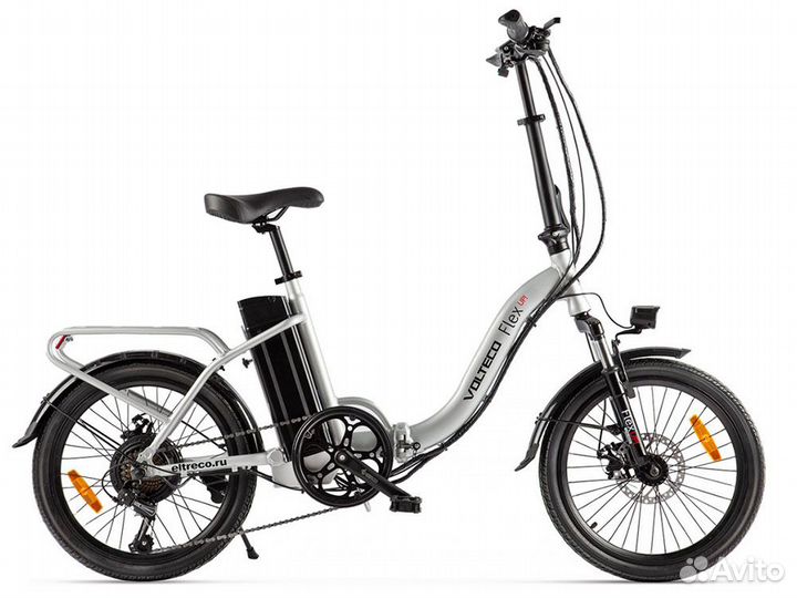 Электровелосипед Volteco Flex UP (серебристый)
