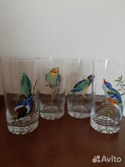 Стаканы чешское стекло, Bohemia