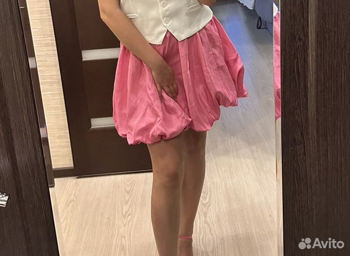 Юбка баллон мини