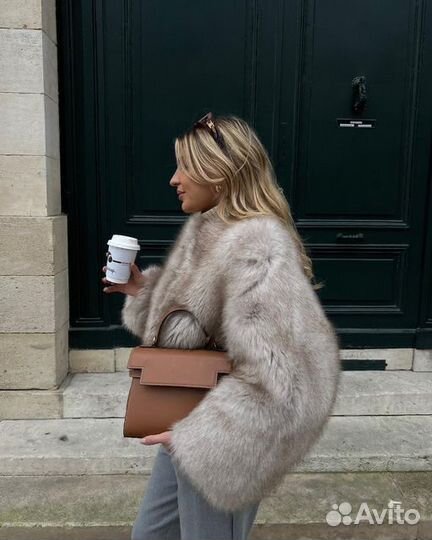 Шуба zara mango