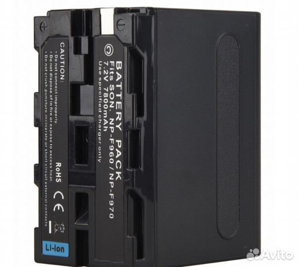 Аккумулятор sony NP-F970 7800mAh Новый