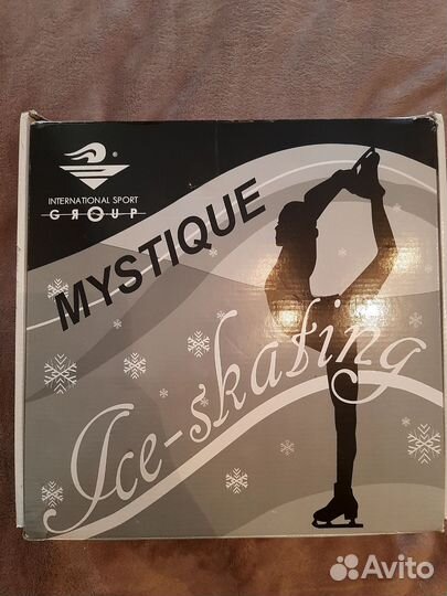 Коньки фигурные женские 38 размер натуральная кожа