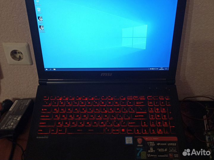 Игровой ноутбук msi GL62M 7rdx